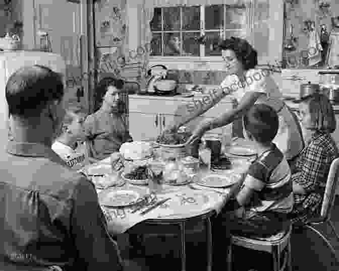 A Black And White Photograph Of A Pioneer Family Gathered Around A Dinner Table In Texas From Tea Cakes To Tamales: Third Generation Texas Recipes (Clayton Wheat Williams Texas Life 16)