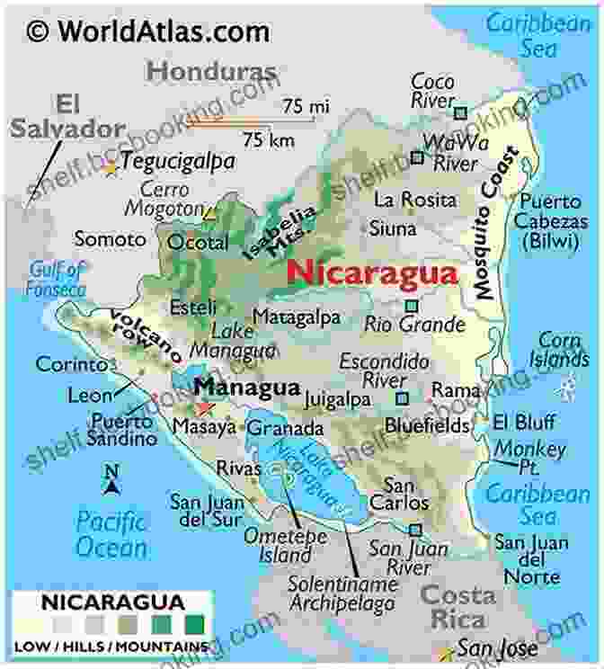 A Map Of Nicaragua With The Locations Of Key Battles And Events Nicaragua Story: Back Roads Of The Contra War