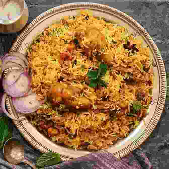 A Plate Of Biryani, A Traditional Arab Dish Made From Rice, Meat, Vegetables, And Spices. Arabiyya: Recipes From The Life Of An Arab In Diaspora A Cookbook
