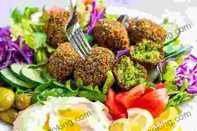 A Plate Of Falafel, A Traditional Arab Appetizer Made From Chickpeas, Herbs, And Spices. Arabiyya: Recipes From The Life Of An Arab In Diaspora A Cookbook