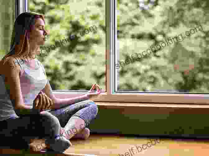 A Pregnant Woman Practicing Deep Breathing Exercises, Reducing Stress And Promoting Relaxation The Inner Journey Of Pregnancy Preparation For Natural Birth
