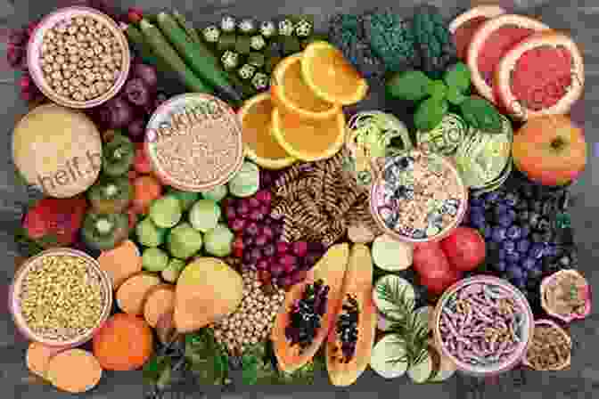 A Vibrant Spread Of Fresh Fruits, Vegetables, And Whole Grains A New Vegan: Healthy Living Vegan Minimalist Debt Free