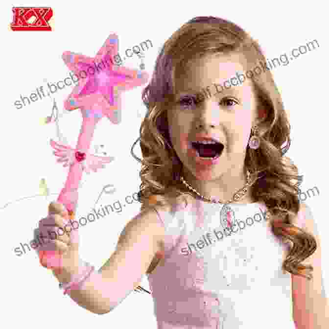 A Young Girl Holding A Shimmering Fairy Wand Adorned With Colorful Wildflowers Against A Backdrop Of Lush Greenery Magical Forest Fairy Crafts Through The Seasons: Make 25 Enchanting Forest Fairies Gnomes More From Simple Supplies