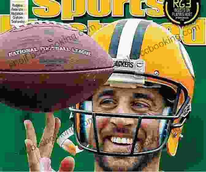 Aaron Rodgers On The Cover Of His Biography Book Aaron Rodgers (Famous Athletes) Jeff Savage
