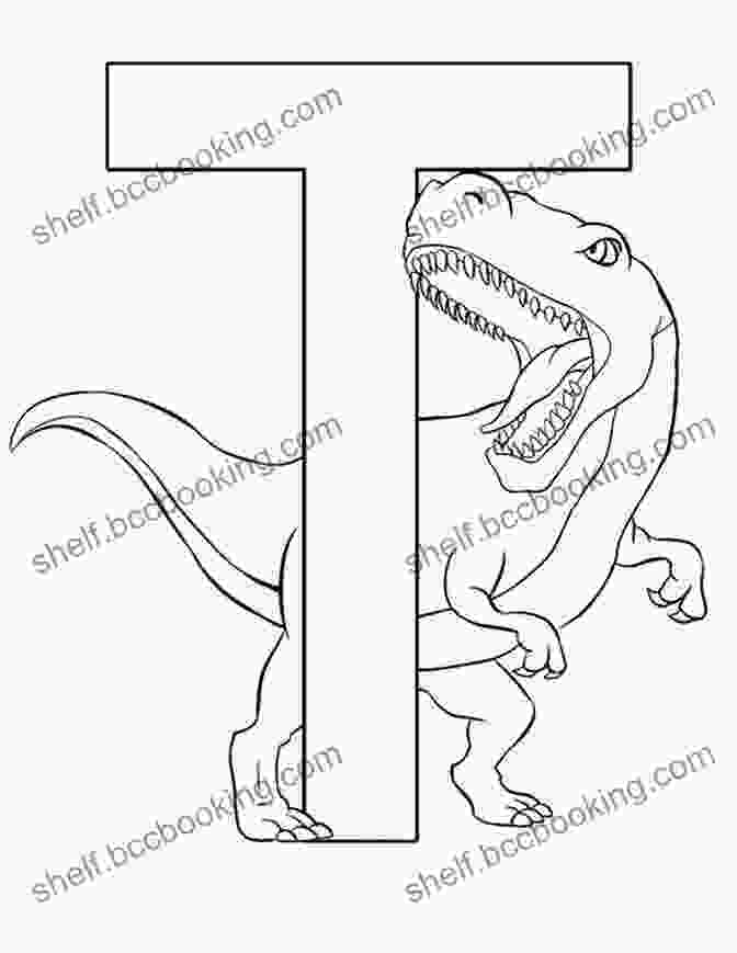Alphabet Dinos Word Game Book Page Featuring Tyrannosaurus Rex For Letter T Dinosaur I Spy Age 2 5: Children S Activity For 2 3 4 Or 5 Year Old Toddlers A Z Alphabet Dinos Word Game For Kids (I Spy Ebook)
