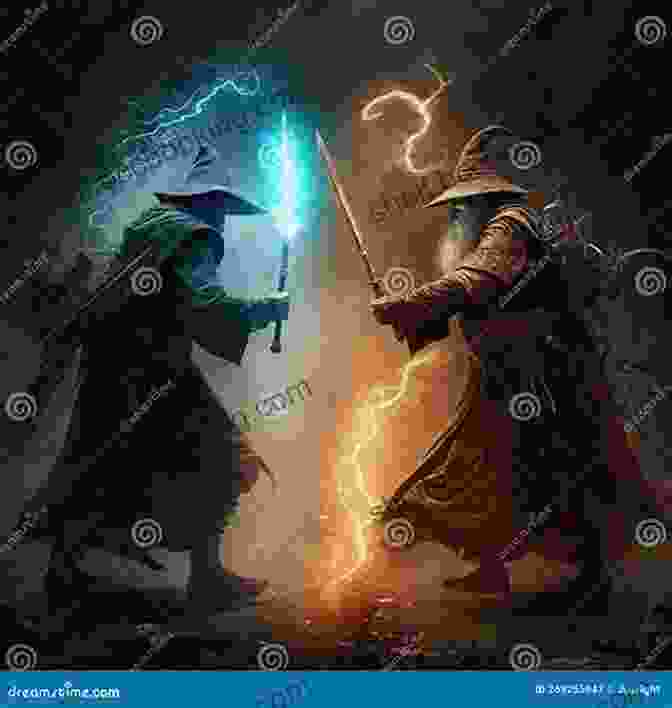 An Intense Battle Scene Featuring Jay Wielding Powerful Magic Against Formidable Monsters. Adapt: A Fantasy LitRPG Saga (A Touch Of Power 2)