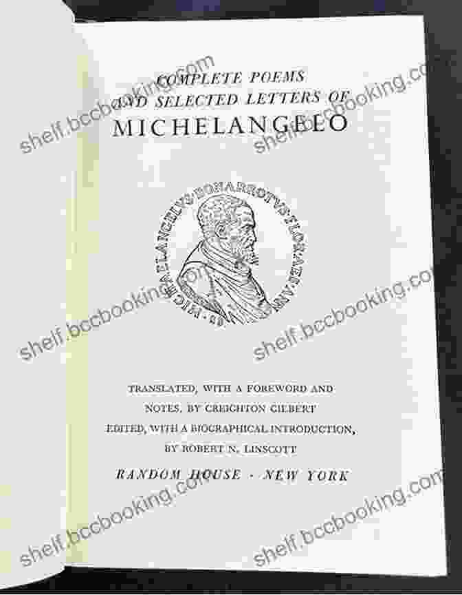 Book Cover Of Complete Poems And Selected Letters Of Michelangelo Complete Poems And Selected Letters Of Michelangelo