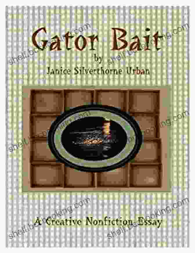 Book Cover Of Gator Bait By Janice Silverthorne Urban, Featuring A Silhouette Of An Alligator In Murky Water Gator Bait Janice Silverthorne Urban