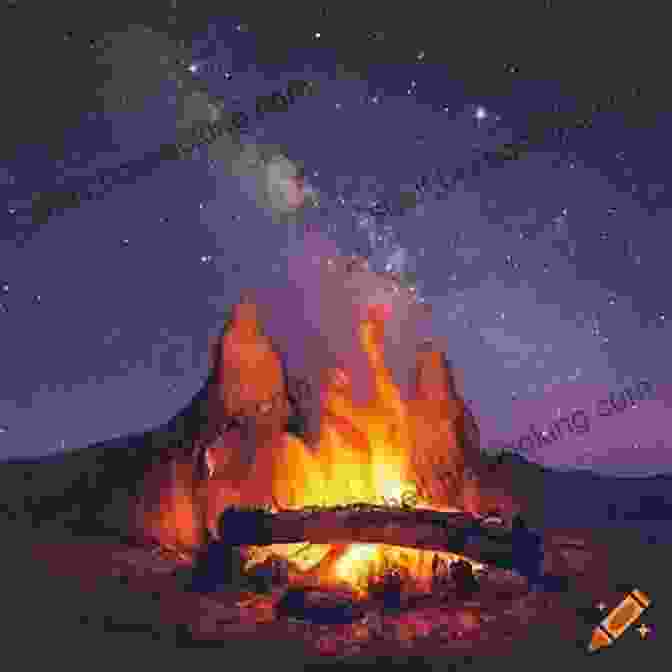 Campfire Crackling Under A Starlit Sky Surrounded By A Serene Forest Setting Moon Olympic Peninsula: Coastal Getaways Rainforests Waterfalls Hiking Camping (Travel Guide)