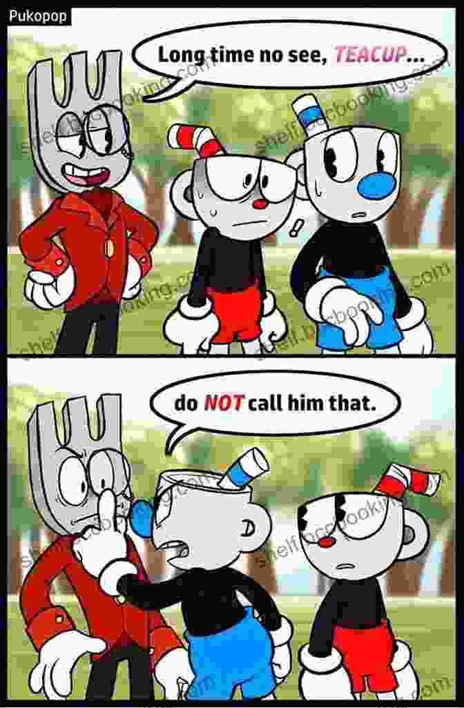 Cuphead And Mugman Celebrating Their Victory Against The Devil In A Cuphead Funny Comic Cuphead Funny Comics 1: All Cuphead Bosses 1 Hit Glitch