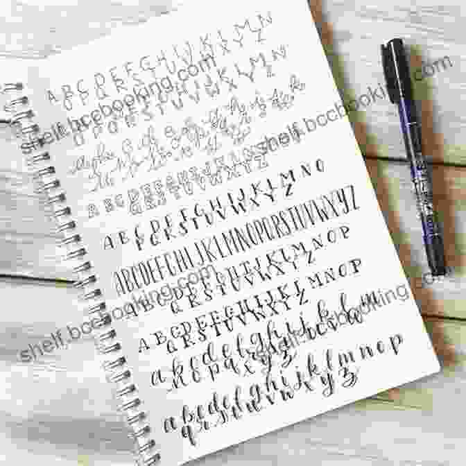 Grid Showcasing A Variety Of Hand Lettering Styles Lettering Alphabets Artwork: Inspiring Ideas Techniques For 60 Hand Lettering Styles