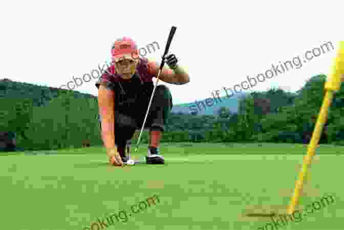 Image Of A Golfer Lining Up A Putt Six Sigma Golf: How To Improve Your Golf Game