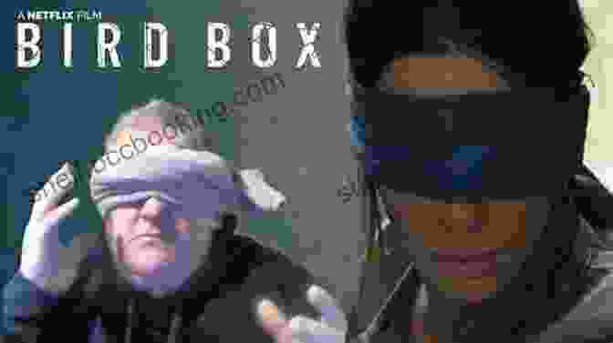 Intriguing Cover Of 'Bird Box' Featuring A Group Of Blindfolded Individuals Cautiously Navigating An Unknown Landscape Bird Box: A Novel Josh Malerman