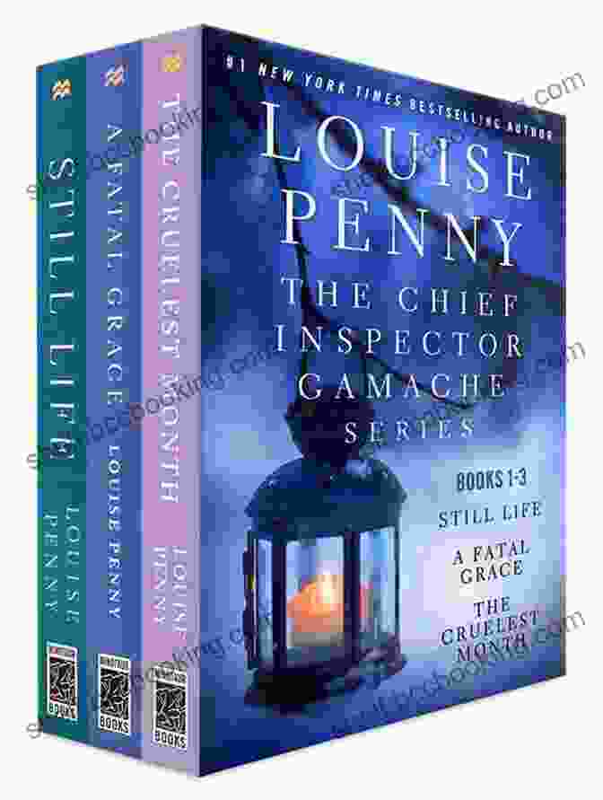 Louise Penny, The Award Winning Author Of The Chief Inspector Gamache Series, Seated At A Desk, Surrounded By Books And A Laptop The Brutal Telling: A Chief Inspector Gamache Novel (A Chief Inspector Gamache Mystery 5)