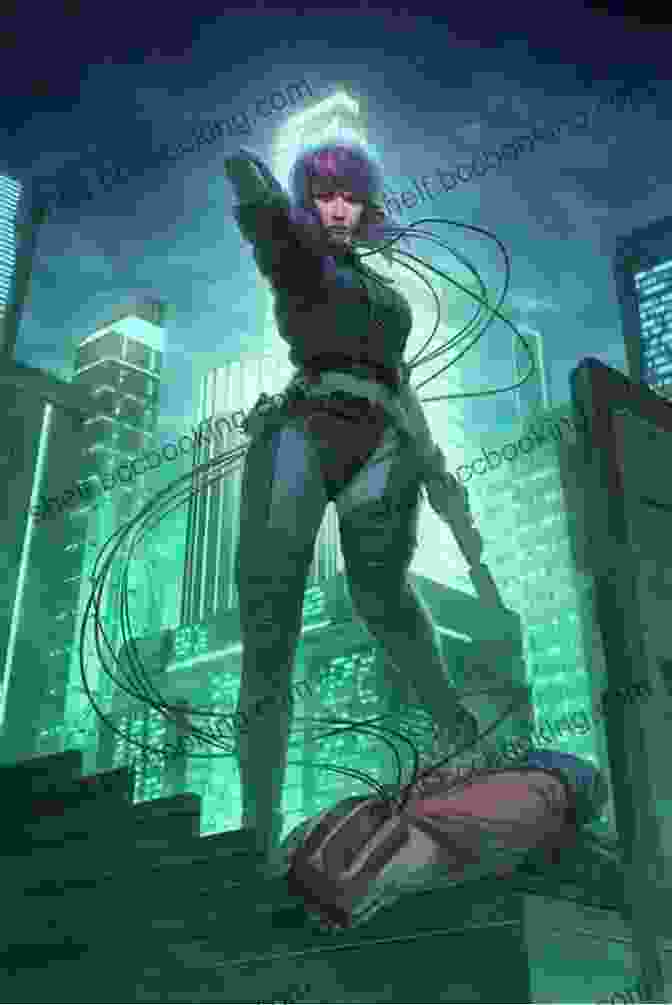 Major Motoko Kusanagi In Section 9 Headquarters, Surrounded By High Tech Equipment. The Ghost In The Shell Vol 1