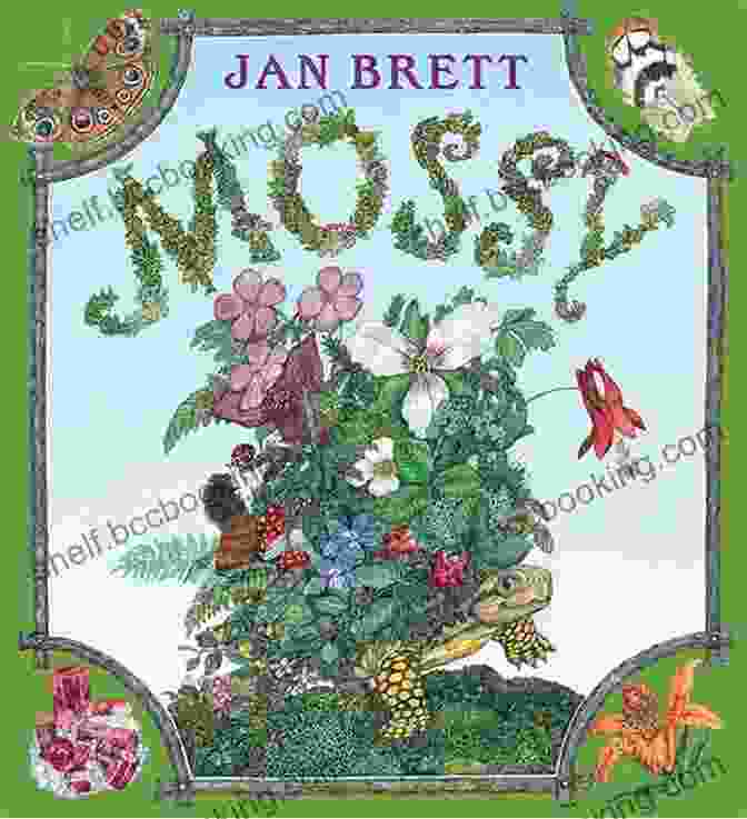 Mossy Jan Brett Book Cover Featuring A Young Girl Exploring A Forest With Animals Mossy Jan Brett