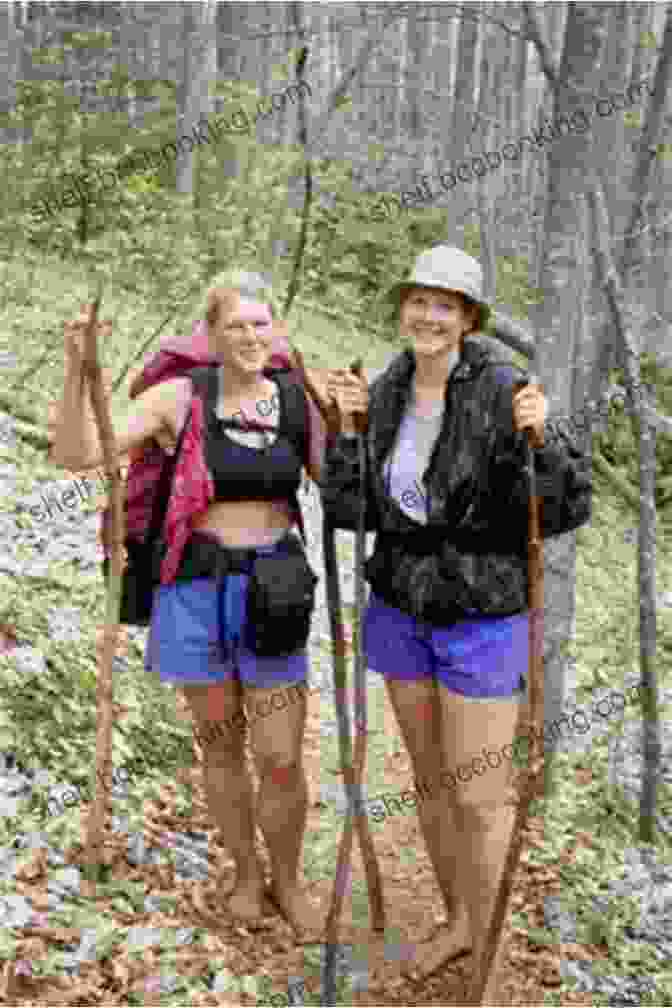 Photo Of The Barefoot Sisters Hiking Through A Lush Forest On The Appalachian Trail. The Barefoot Sisters Southbound (Adventures On The Appalachian Trail)