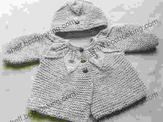Product Image Knitting Pattern KP60 Baby Matinee Jacket And Hat Set 0 3 3 6mths USA Terminology #60