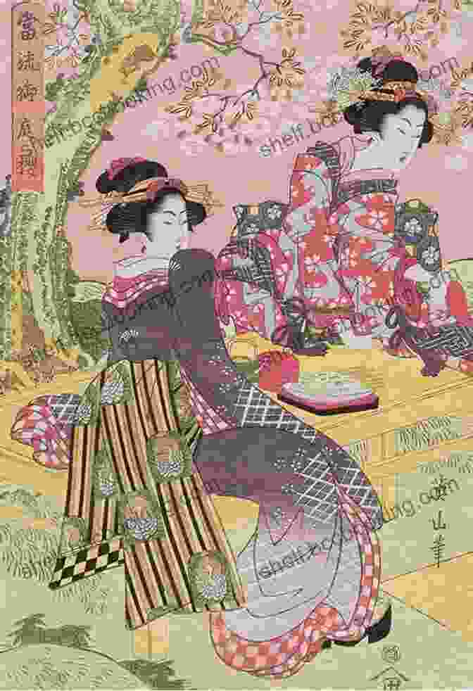 Removed The Nogiku Book Cover Featuring A Young Woman In A Traditional Japanese Kimono, Surrounded By Blooming Cherry Blossoms Removed (The Nogiku 1)