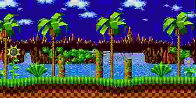 Sonic The Hedgehog Running Through The Green Hill Zone In The Original Sonic The Hedgehog Game Welcome To The World Of Sonic (Sonic The Hedgehog)
